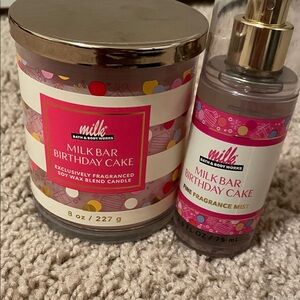 BBW MilkBar Birthday Cake Fragrance Set